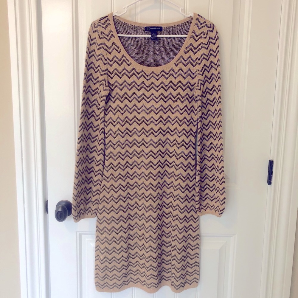 Vintage gold INC sweater dress - size M